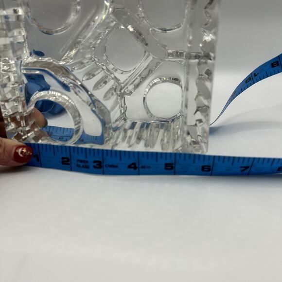 Partylite Crystal Castle Tealight Votive Candle Holder Retired P7170 W/ Box - Picture 9 of 13